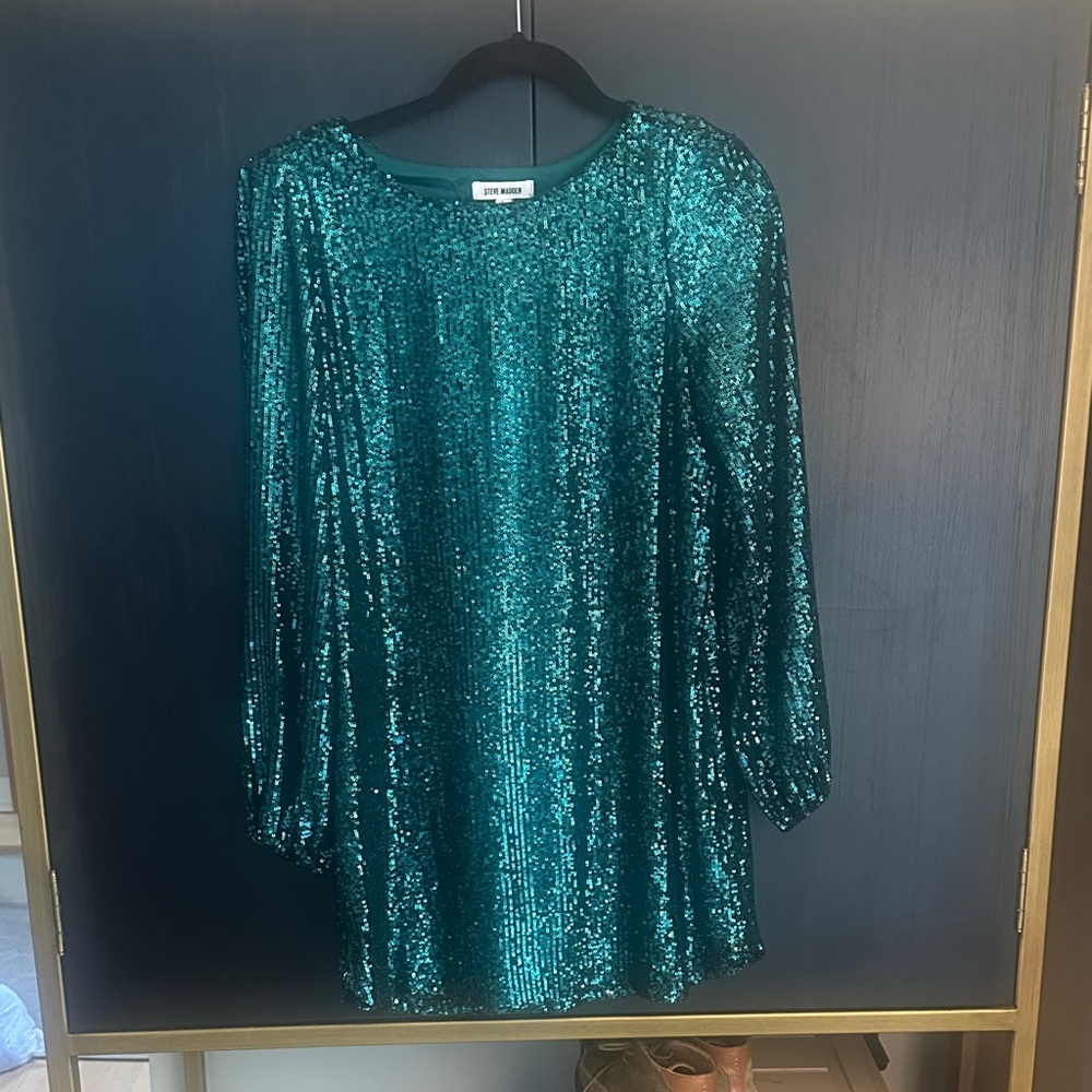Steve Madden longsleeve Sequin minidress